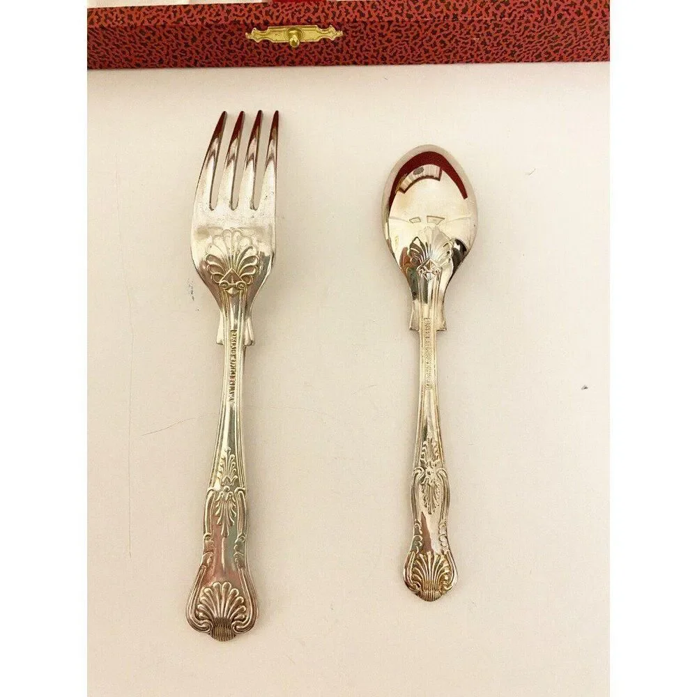Vintage Cooper Ludlam Silver Plated Child's Flatware-Missing Knife